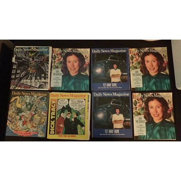 Lot of DAILY NEWS MAGAZINE Dick Tracy, Batman - Picture 1 of 12